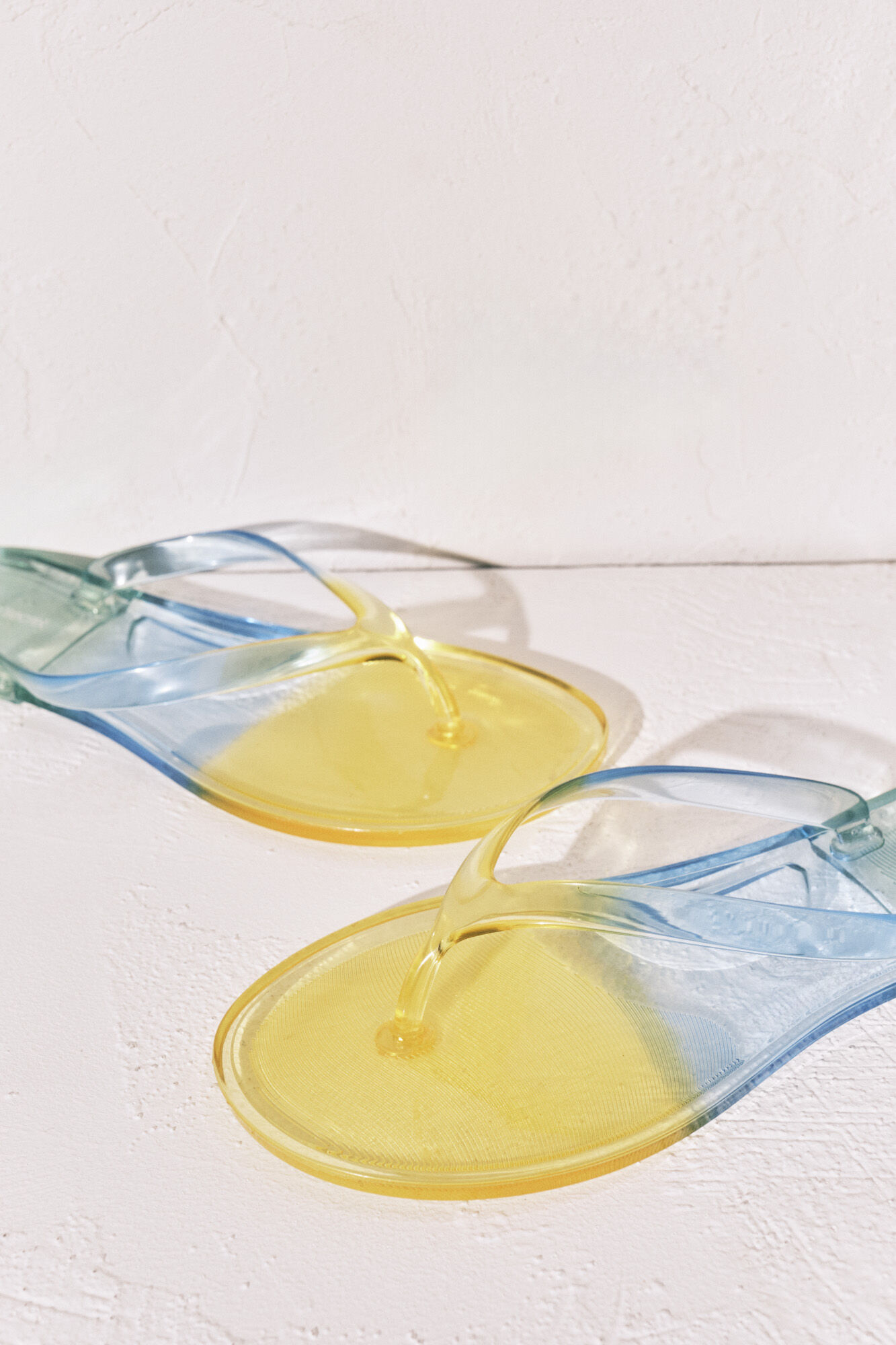 Women'secret Chanclas transparentes verde