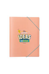 Womensecret Folder with transparent sheets - Great ideas are my thing kék