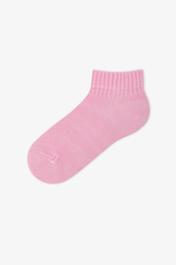 Penti Pack of 4 heart ankle socks pink
