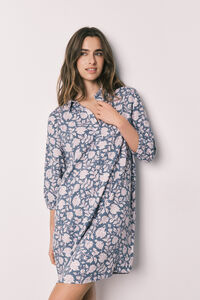 Women'secret Pink viscose long floral print camisole