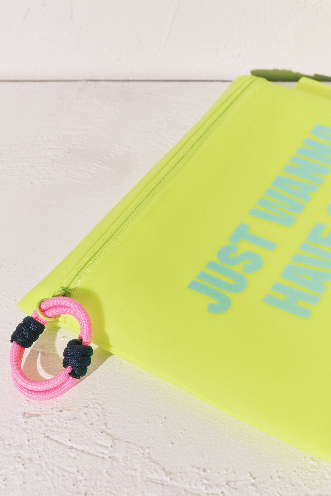 Women'secret Yellow waterproof bikini bag