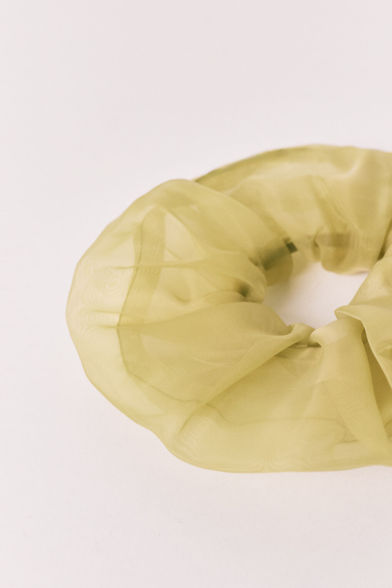 Women'secret Green transparent organza hair tie