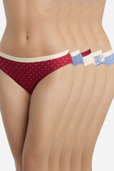 DIM Pack of 5 DIM Pockets Coton briefs printed