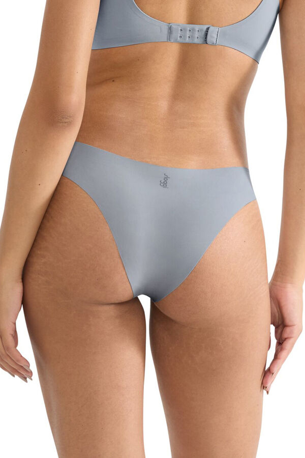 Sloggi Braga tanga microfibra sin costuras gris