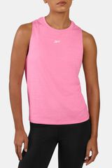 Reebok T-shirt sans manches d'entra&icirc;nement rose