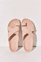 Women'secret Sand&aacute;lia bio de tiras cruzadas rosa rosa