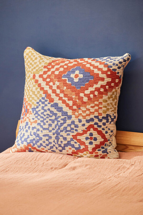 Calma House Doksa multicolour 45 x 45 cushion cover imprim&eacute;