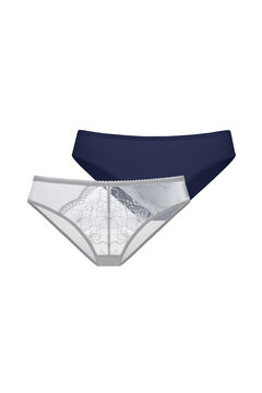 Womensecret 2 pack Classic brief  Grau