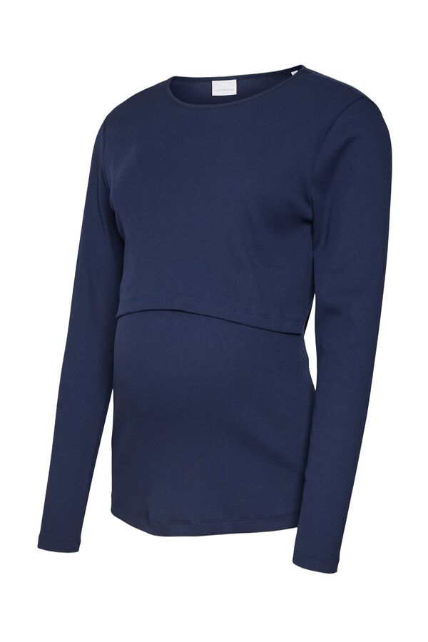 Mamalicious Basic breastfeeding T-shirt blue