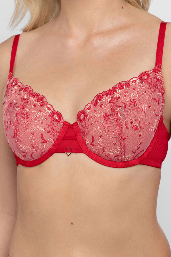 Dorina Balconette unpadded bra Erin burgundy