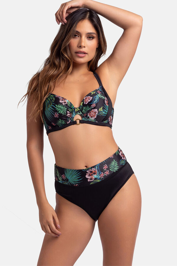 Dorina Black hipster bikini bottom black