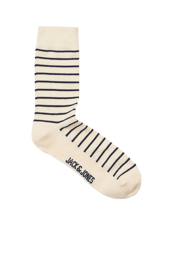 Jack & Jones 3-pack striped socks white