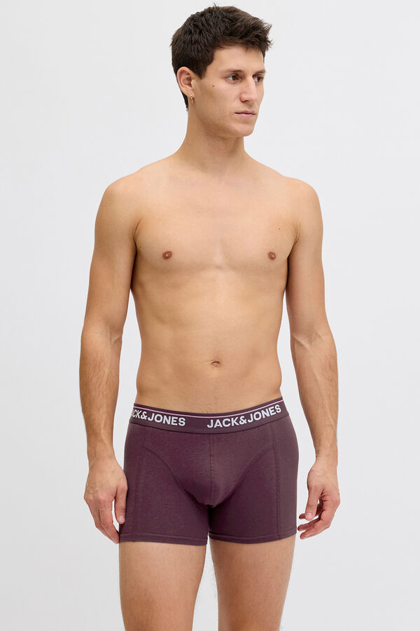 Jack & Jones Pack 3 boxer combinado logo negro
