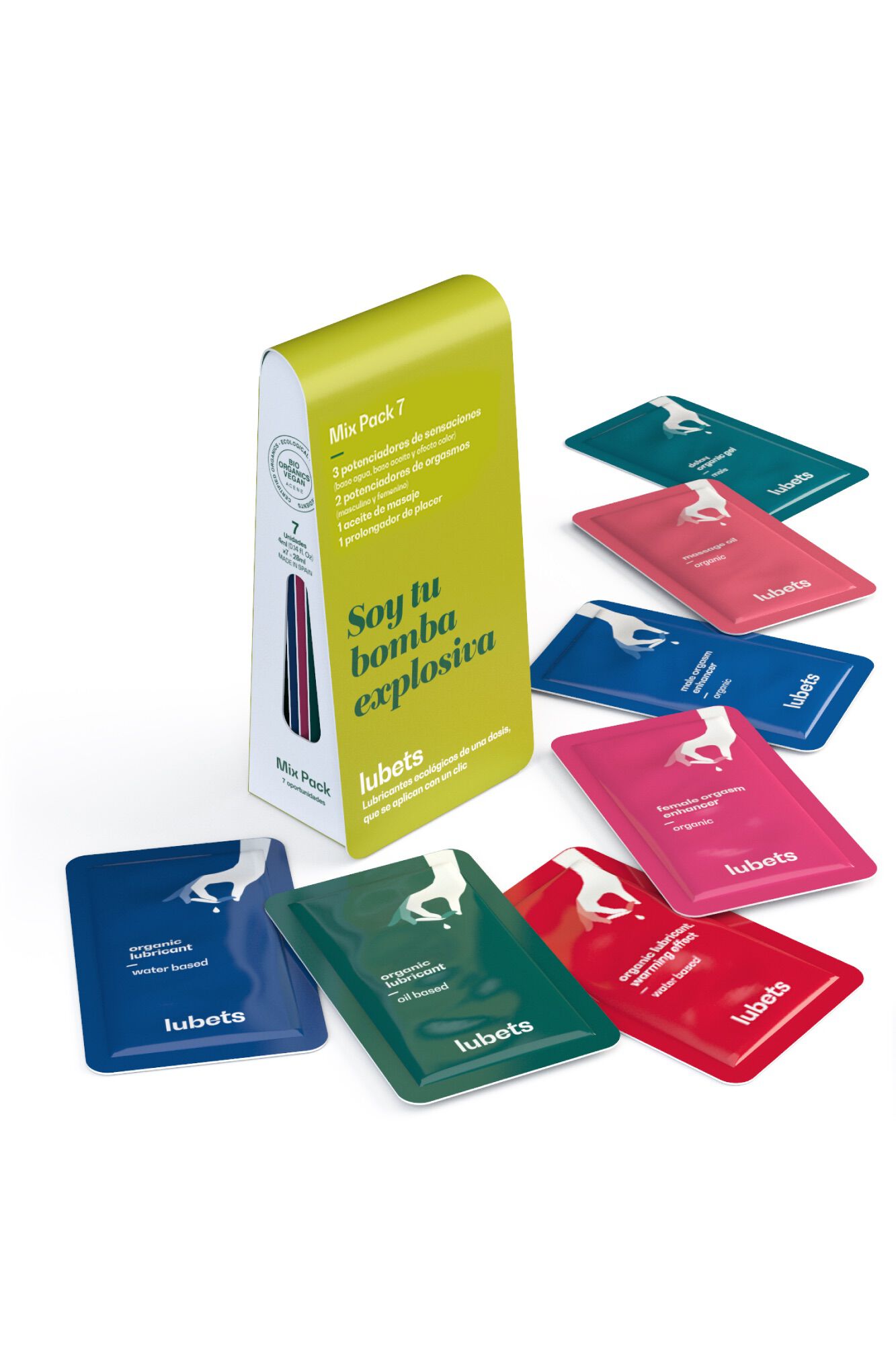 Lubets Mix Pack 7 lubricantes y potenciadores