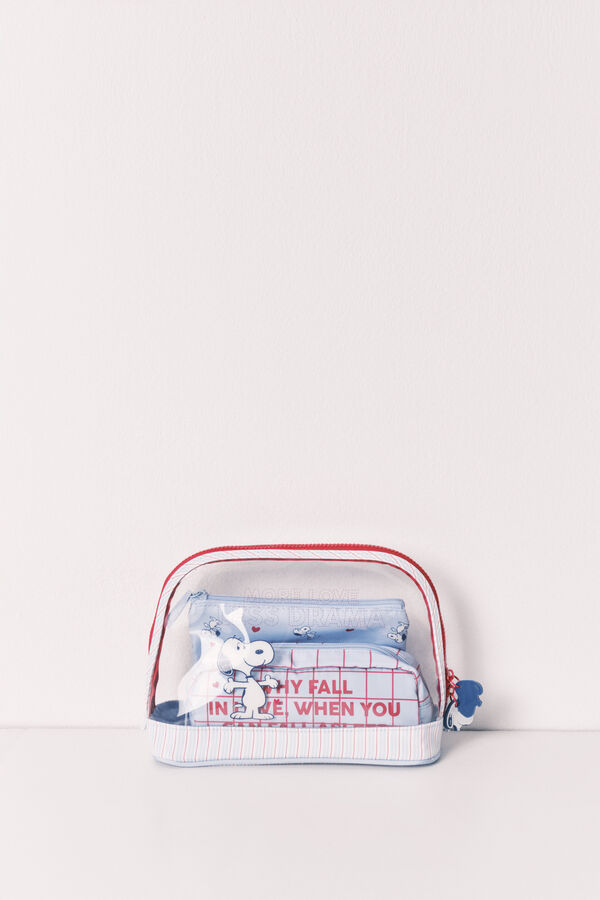 Women'secret Set of vanity cases SNOOPY printed