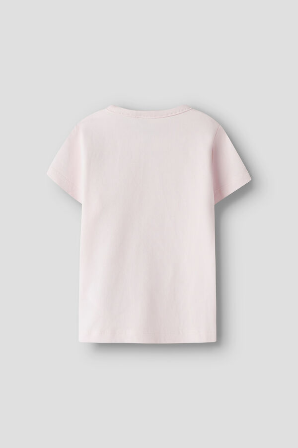 Name it T-shirt de manga curta de beb&eacute; rosa