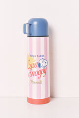 Women'secret Striped Snoopy stainless steel bottle printed