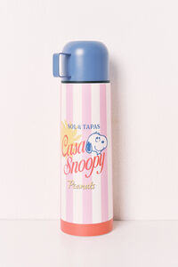 Women'secret Striped Snoopy stainless steel bottle