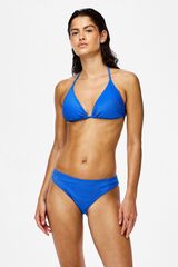 Pieces Top bikini glitter ajustable blanco