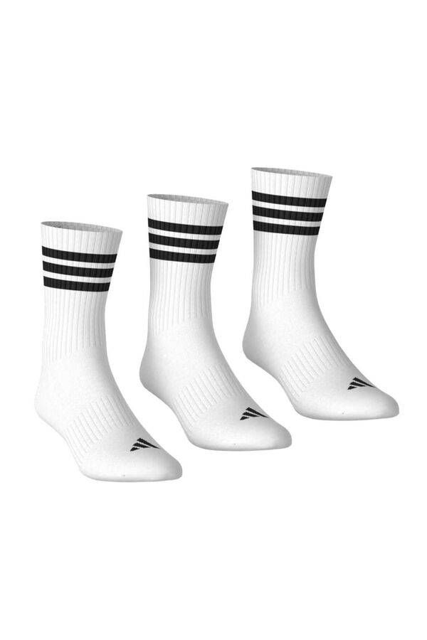 Adidas Pack of 3 sports 3-stripe socks white