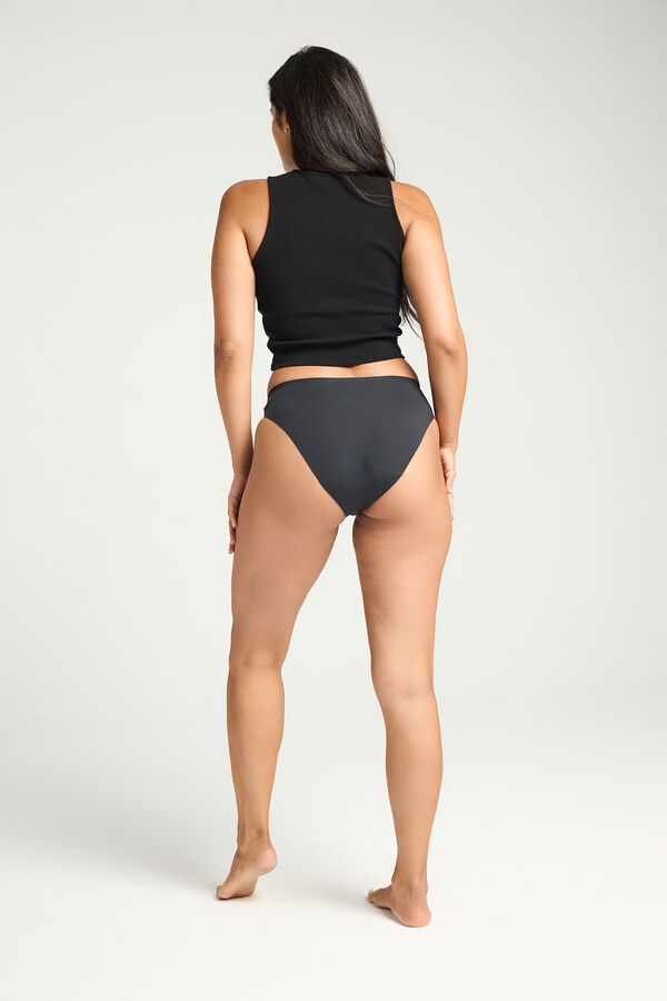 Modibodi Puma x Modibodi Mist Pink Menstrual trainers Briefs  grey