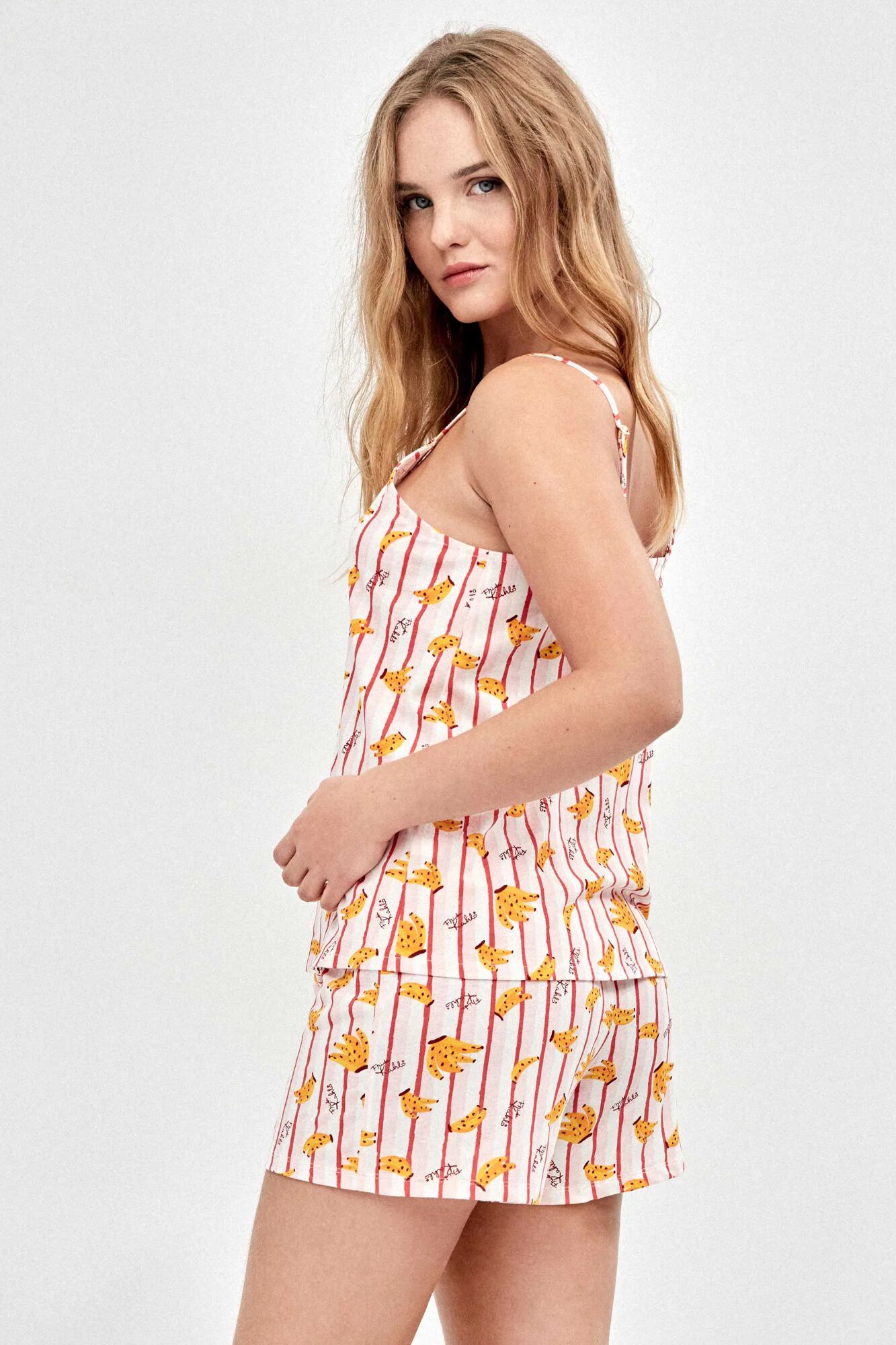 Gisela Pyjama mit Frucht-Print FRIDA