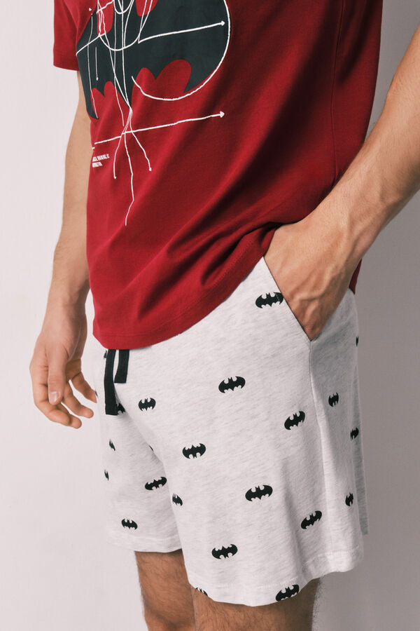 Women'secret Red cotton short men's pyjamas Batman red