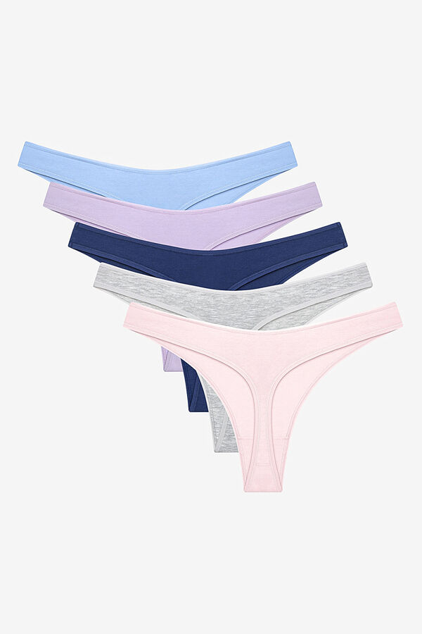 Penti Pack 5 tangas estampado