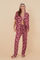 Womensecret Pyjama Hemdlook Reiher-Print Moniquilla Rosa