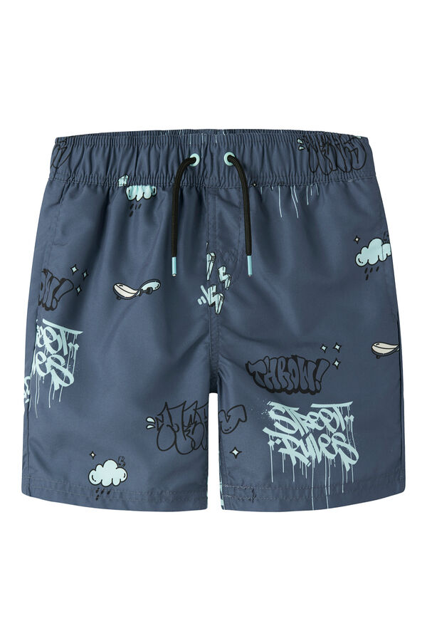 Name it Graffiti boy's swimwear blue