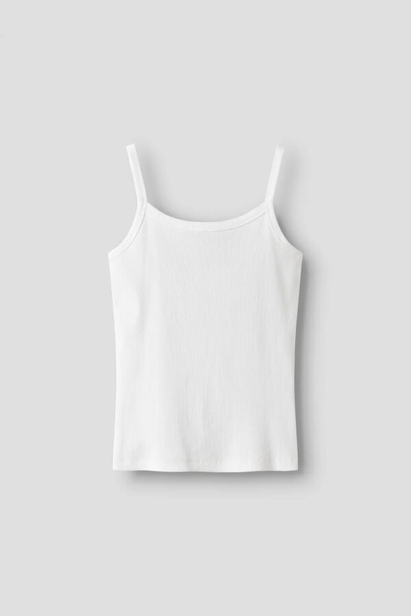 Lmtd Top de tirantes blanco