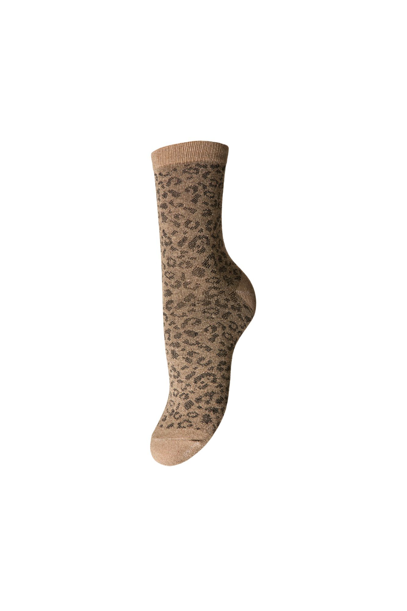 Pieces Animal print lurex socks