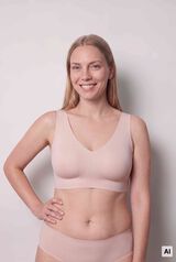 Women'secret Brown microfibre bra DREAMY PLUS nude