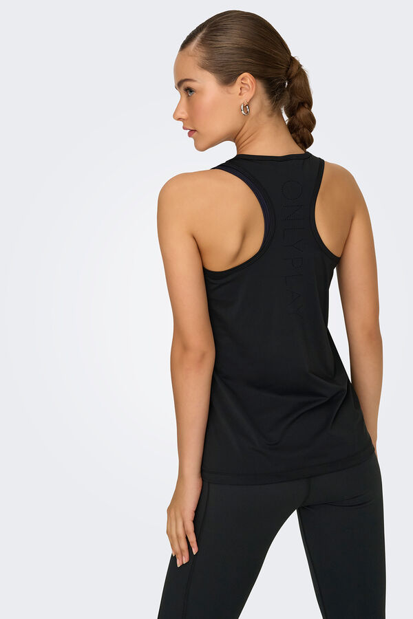 Only Play Vest top black