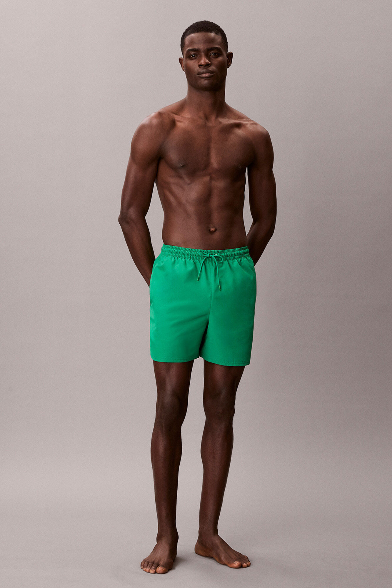 Calvin Klein Fato de banho de comprimento m&eacute;dio com cord&atilde;o