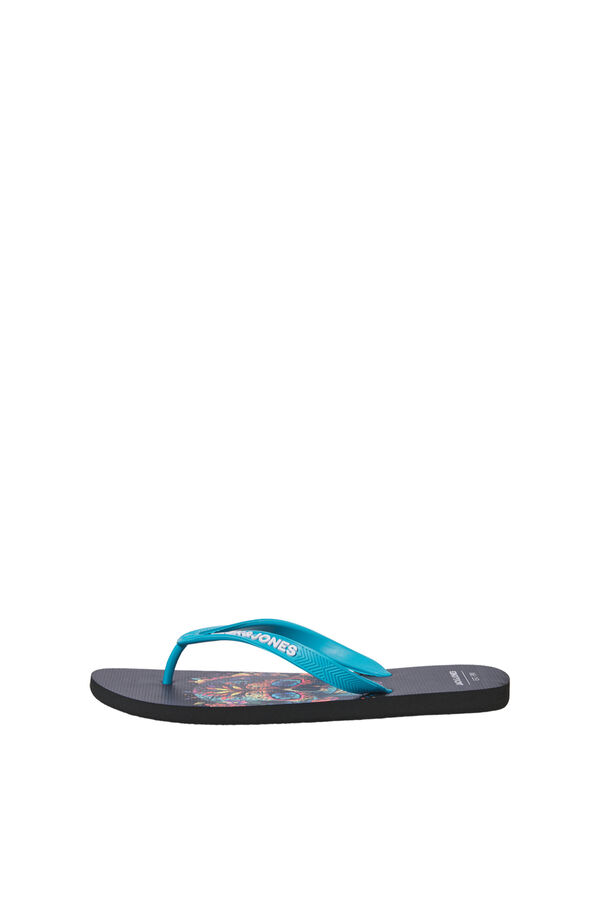 Jack & Jones Rubber sole toe sandals grey