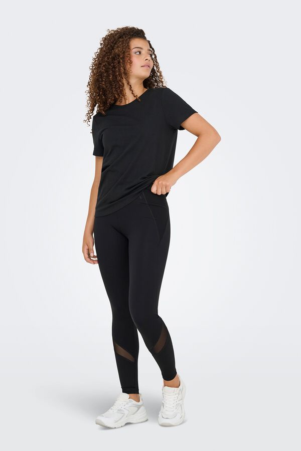 Only Play Mesh detail B-Dry leggings black
