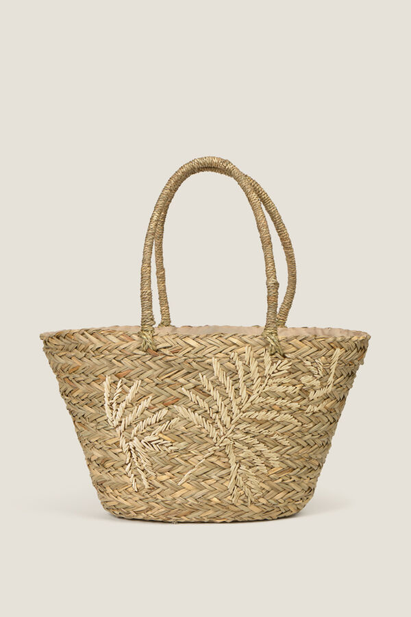 Textura Capazo mimbre beige