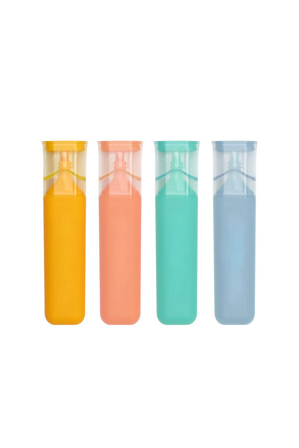 Mr. Wonderful Set de 4 subrayadores con tinta de purpurina estampado