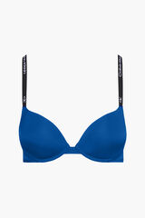 Calvin Klein Sujetador Push-Up escotado 1996 Micro blue