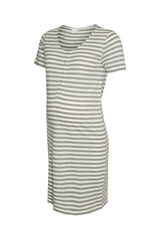 Mamalicious Maternity and breastfeeding nightgown grey