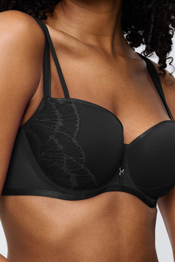 Triumph Soutien com aro balconette preto