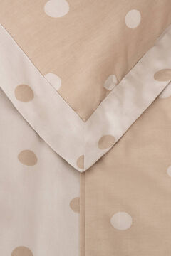 Womensecret Polka-dot cotton duvet cover brown