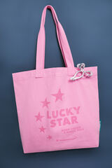 HI&BYE Pink star tote bag pink