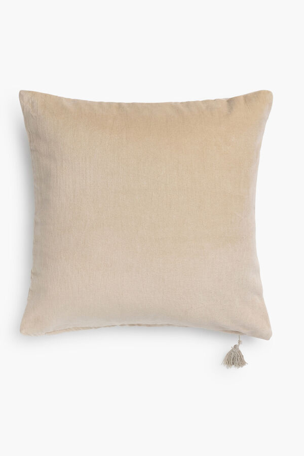 Calma House Velur ecru 60 x 60 cushion cover printed