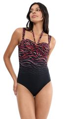 Triumph Ba&ntilde;ador doble tirante animal print estampado