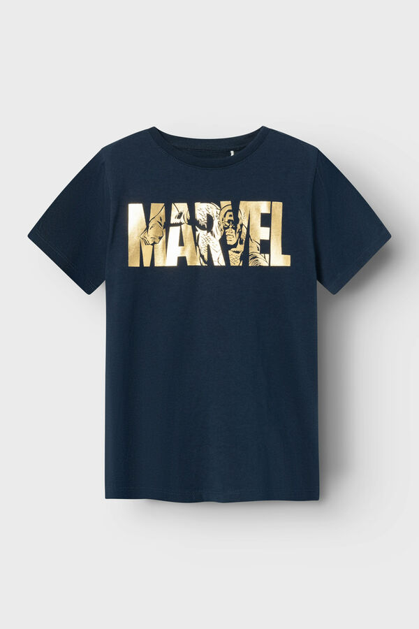 Womensecret Boys' Marvel T-shirt  Plava