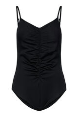 Womensecret straps bodysuit with gathered detail black