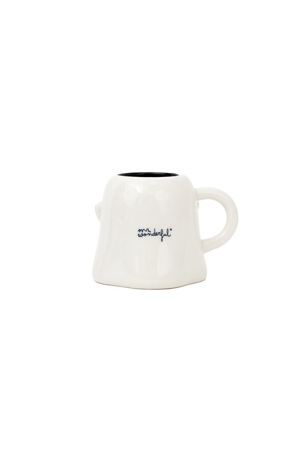 Mr. Wonderful Taza 3D Halloween - Fantasma estampado