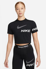 Womensecret Camiseta Nike Crop Dri-fit noir
